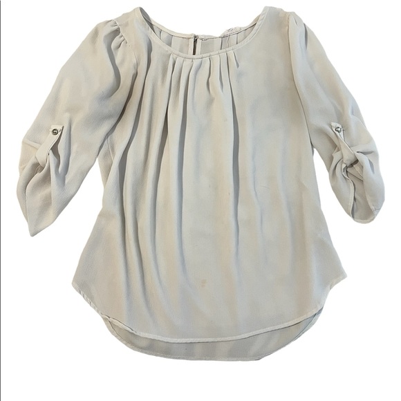 Off-white medium agaci sheer white women’s office top - Picture 1 of 2